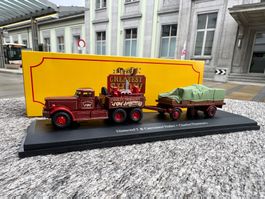 Atlas Appx 1/76 Diamond T Canvassed Trailer LKW