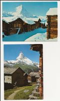 2 x AK 1973/84  Zermatt Eggenalp , Matterhorn