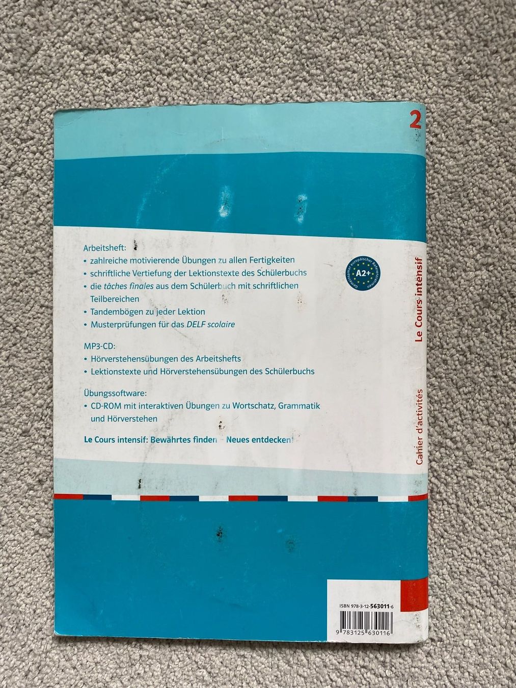 Libri: Le Cours intensif 2 Cavier d'activités – Usato da Mörel venduto da tim_w9py 1