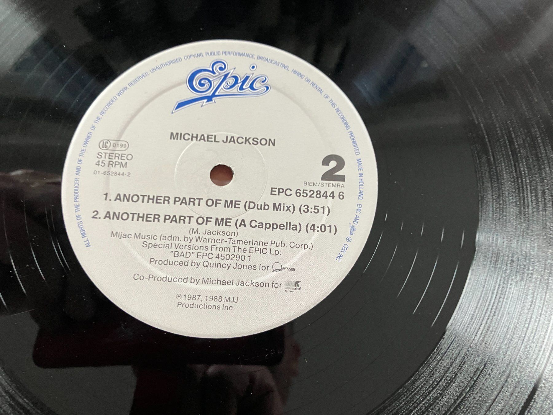 Dischi in vinile: Michael Jackson – Usato da Aarwangen venduto da Jukebox3 7