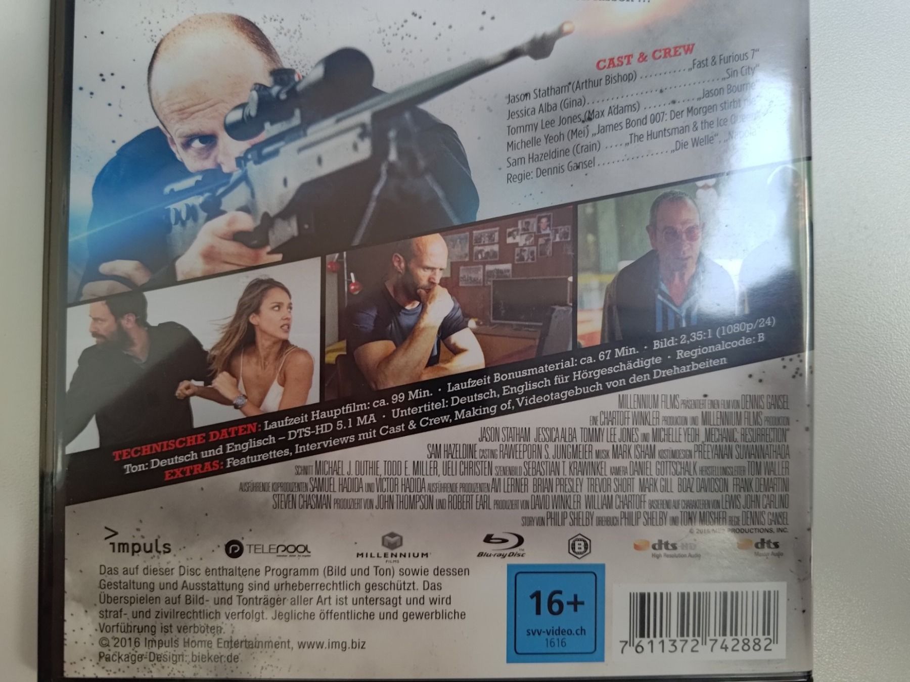 Tutti i DVDs: Mechanic Resurrection – Usato da Liestal venduto da Kratzilla 3