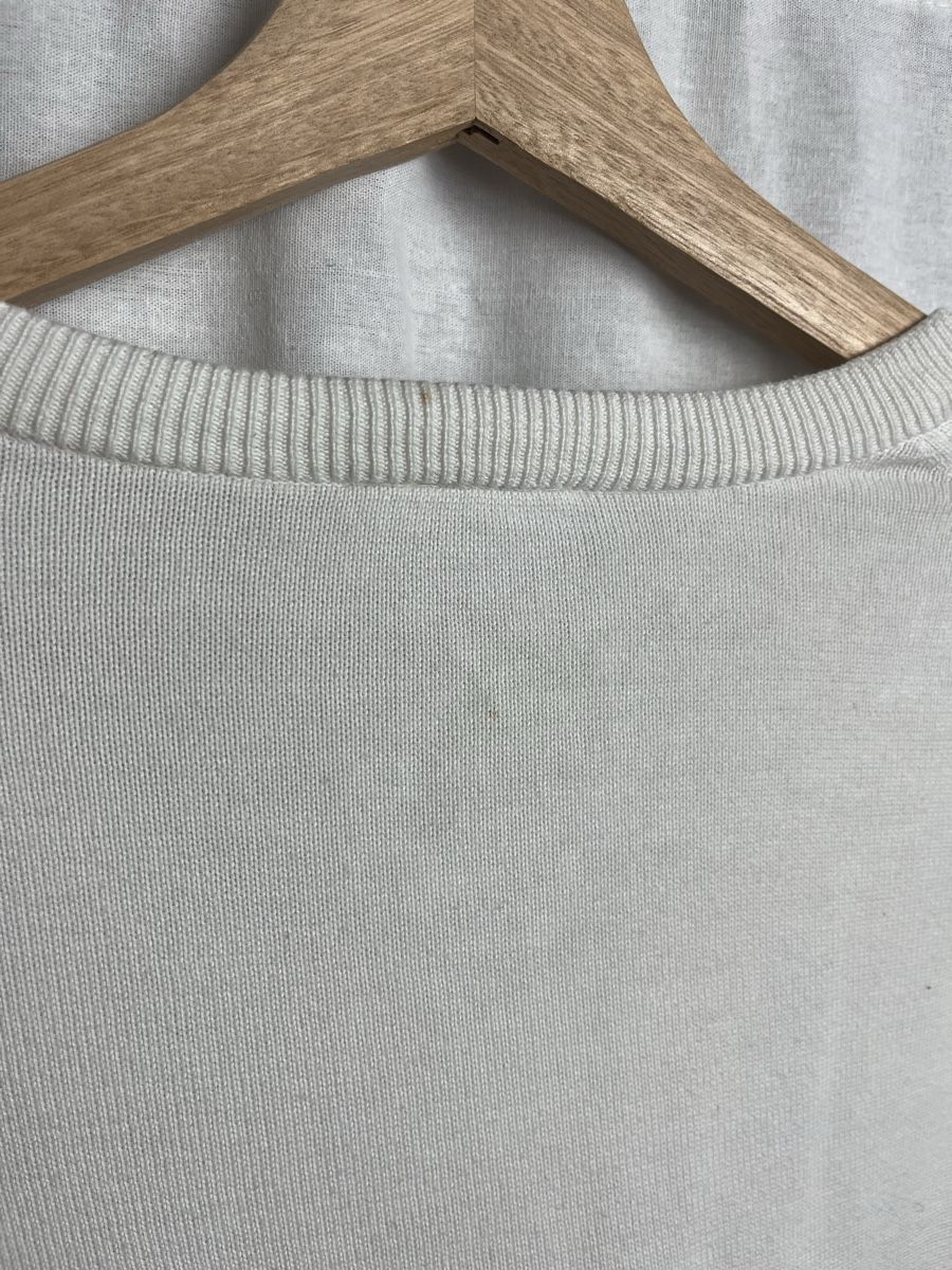 Lacoste Maglioni & Felpe: Pull Lacoste blanc à carreaux vintage – Nuovo (secondo la descrizione) da Les Avanchets venduto da lunedeneige.shop 4