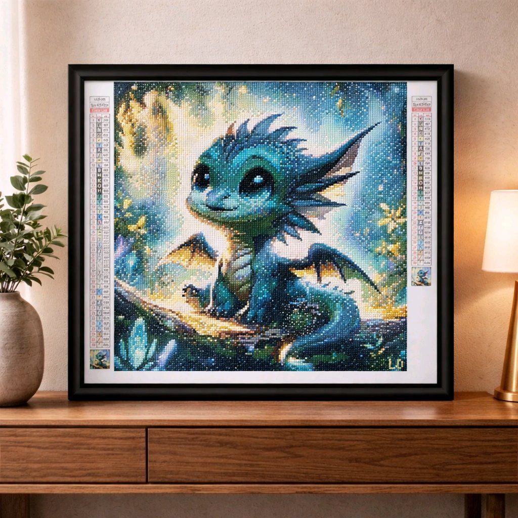Kit bricolage: Diamond painting terminé 40x40 cm – Nuovo (secondo la descrizione) da Ste-Croix venduto da Lougia