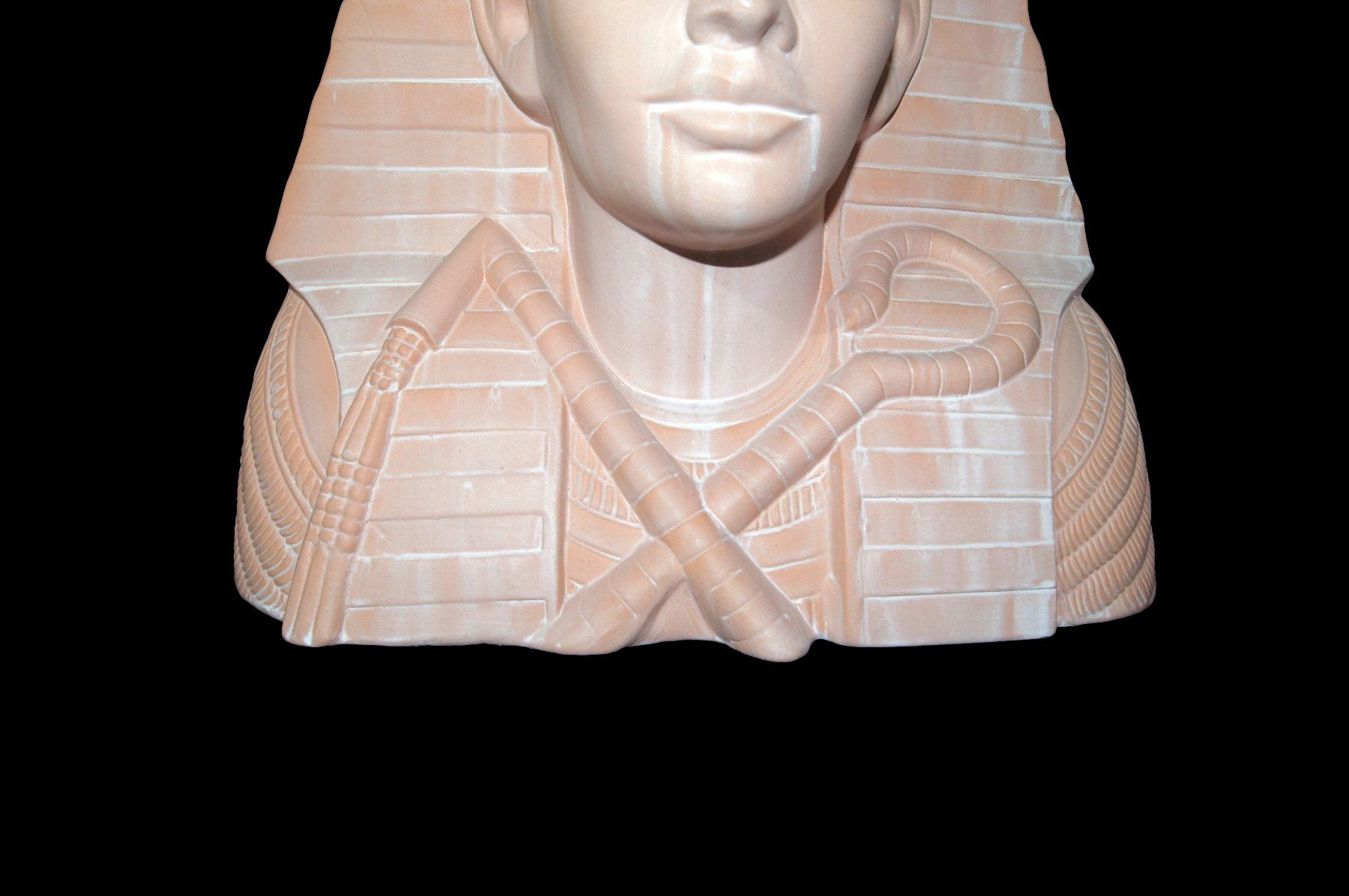 Sculture & Statue: Eindrucksvolle, lebensgrosse Pharao-Büste – Usato da Geroldswil venduto da ARTEFACTO 4