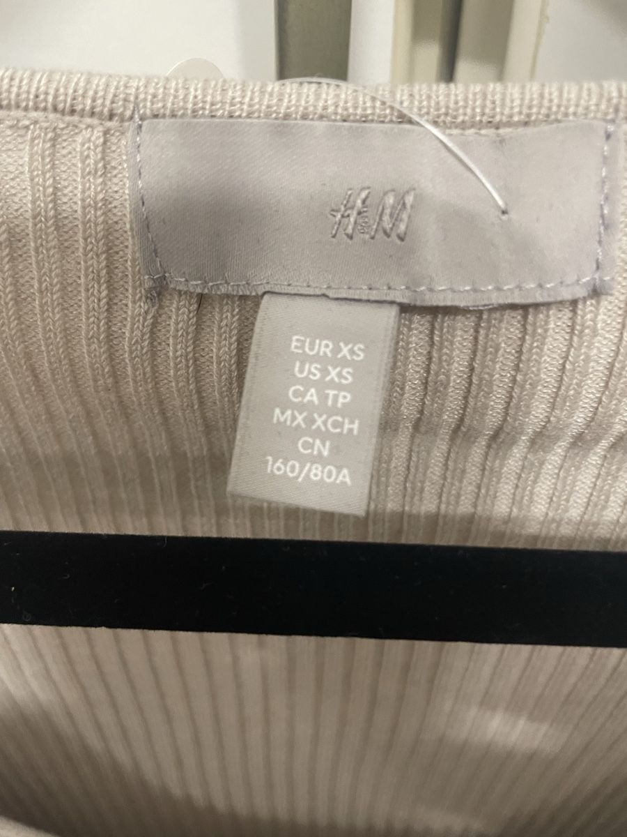 H&M Vestiti: H&M Strickkleid, beige, Grösse XS  – Usato da Urdorf venduto da Anassor 2