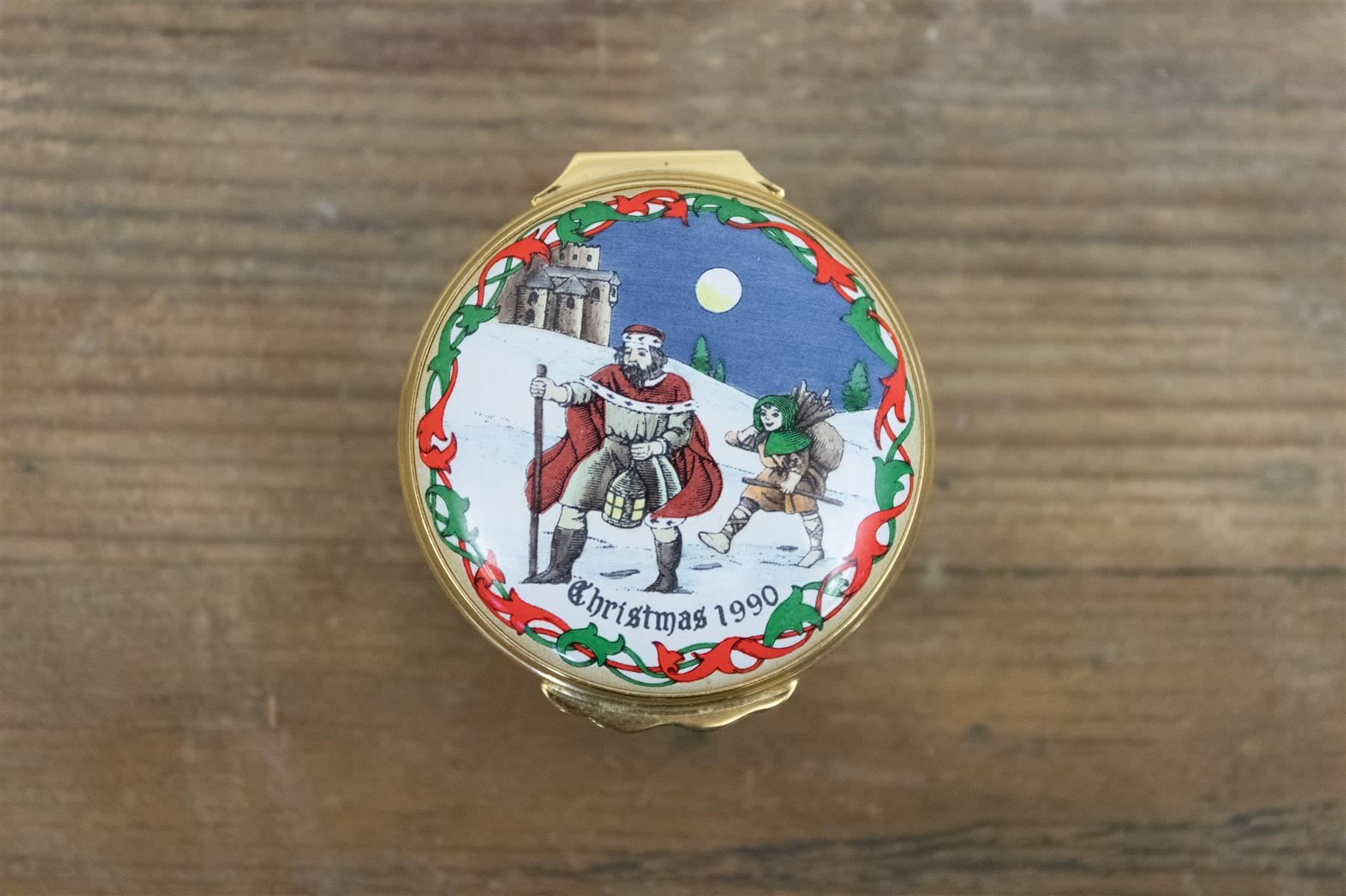 Altro in Decorazioni & Accessori: Halcyon Days 1990 Weihnachtsdose – Usato da Zürich venduto da ZuercherBrockenhaus