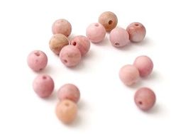 Steinperlen rosa ca. 4mm