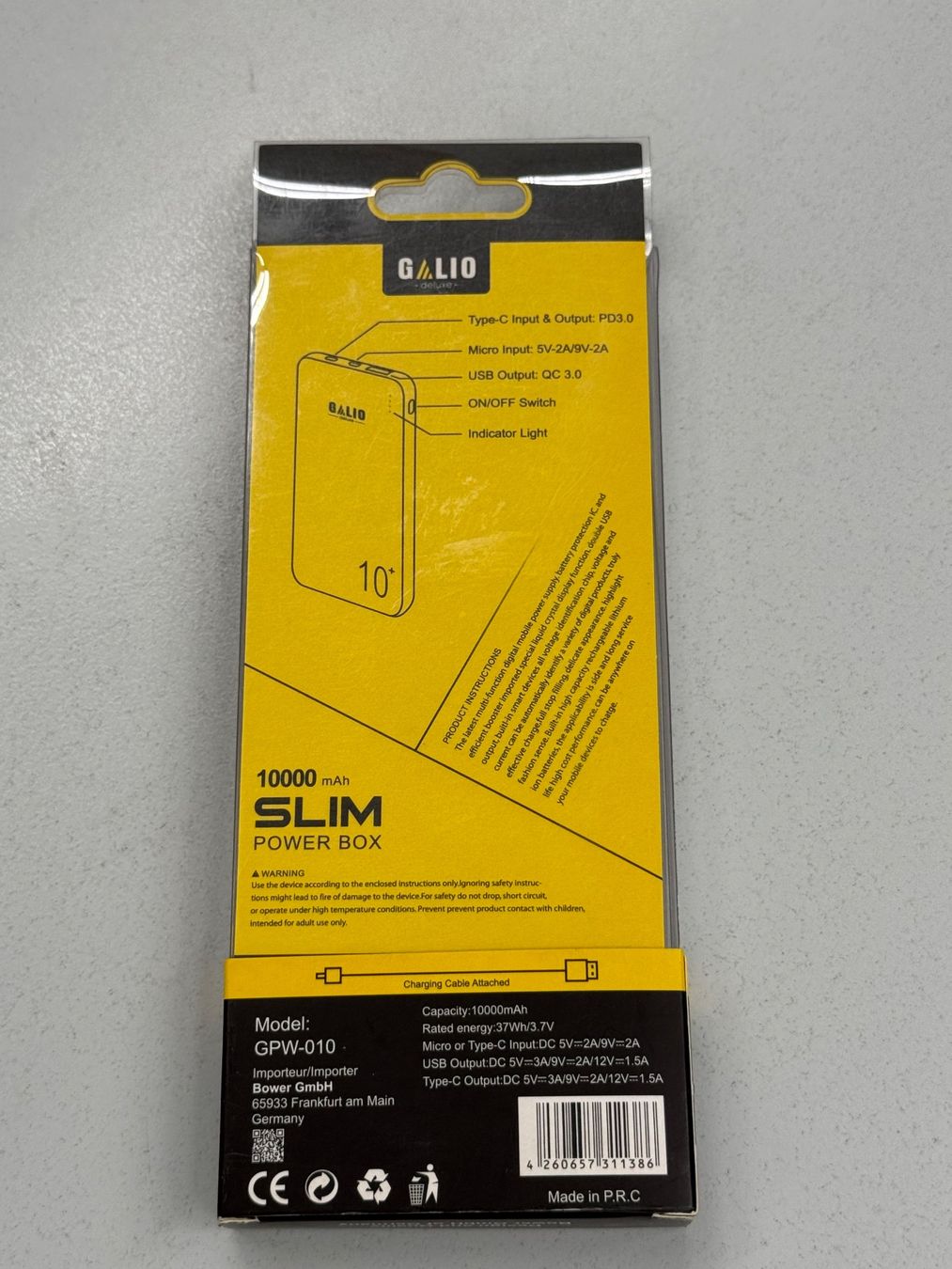 Batterie: Power Bank 10000 mAh – Usato da Zug venduto da ElPhone 1