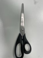 Universalschere Q-Connect Edelstahl schwarz guter Zustand