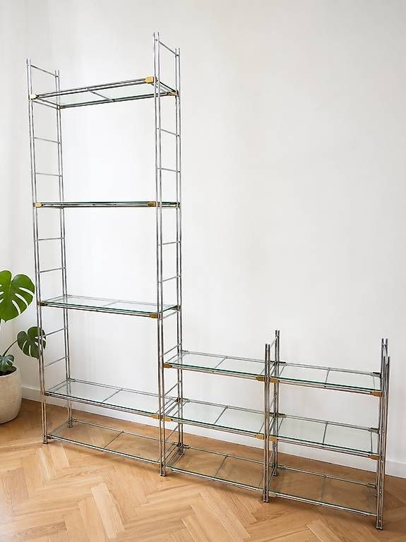 Balton Scaffali: Modulares Balton Design Regal mit Glasablagen – Usato da Zürich venduto da style-and-design.zh 1