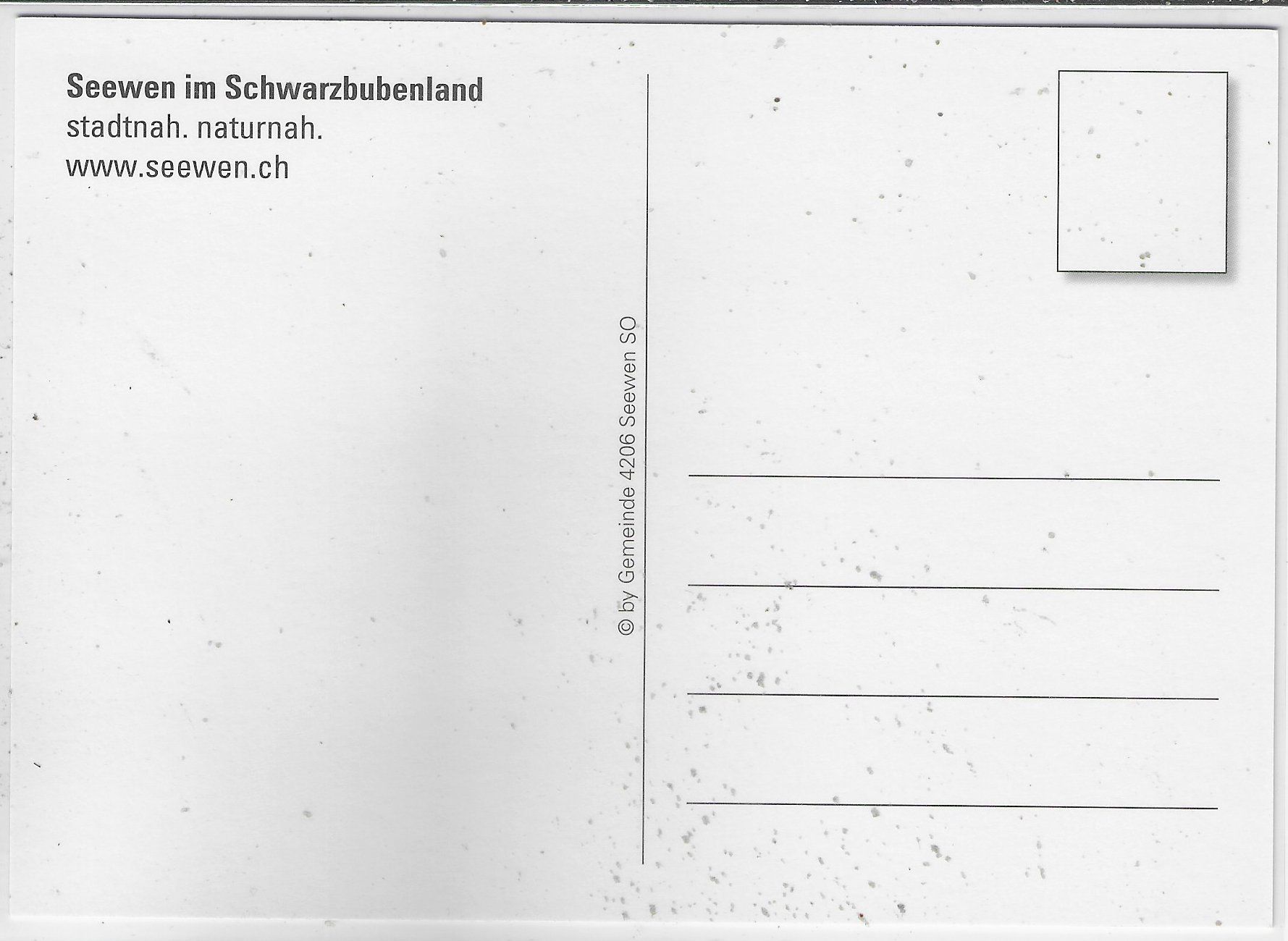 Cartoline postali: Flugaufnahme Seewen SO – Usato da Ettingen venduto da Kartenplanet 1