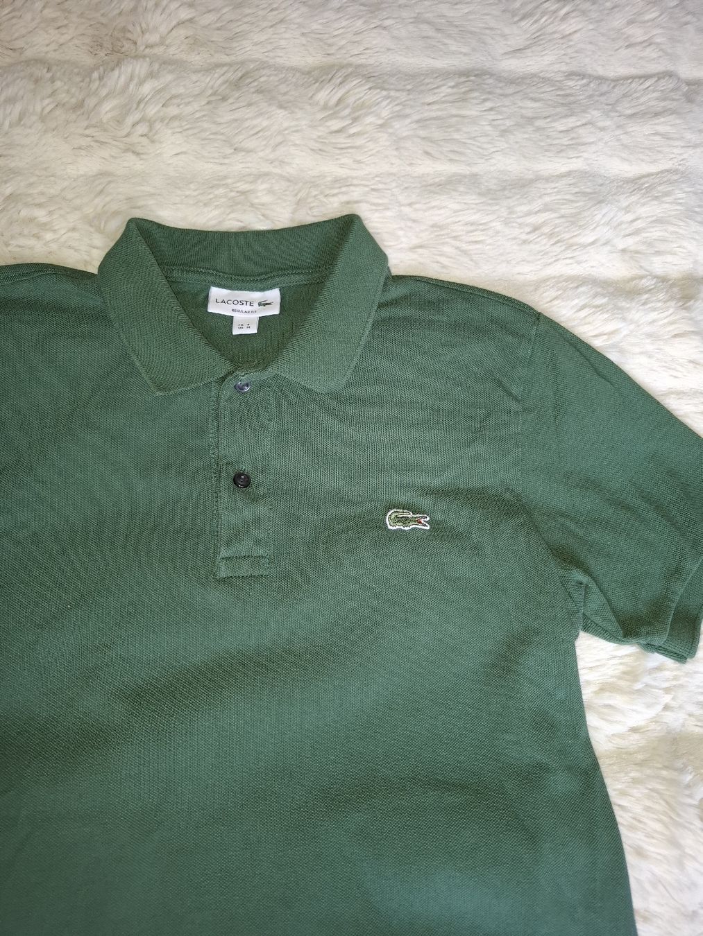 Lacoste Polo-Shirts: Lacoste Polo Regular Fit Vert M FR 4 – Gebraucht aus Le Locle von QUALI-PRIX 5