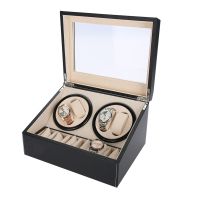 Uhrenbeweger Uhrenbox für 4 Uhren plus 6 Ablagen Motor leise