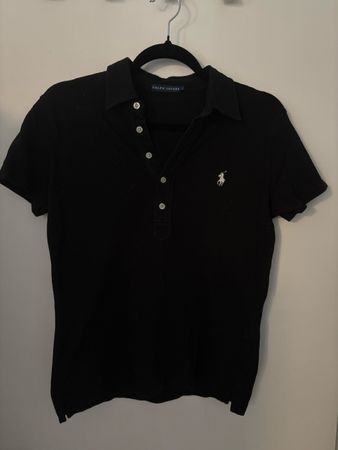 Ralph Lauren Poloshirt schwarz Damen L
