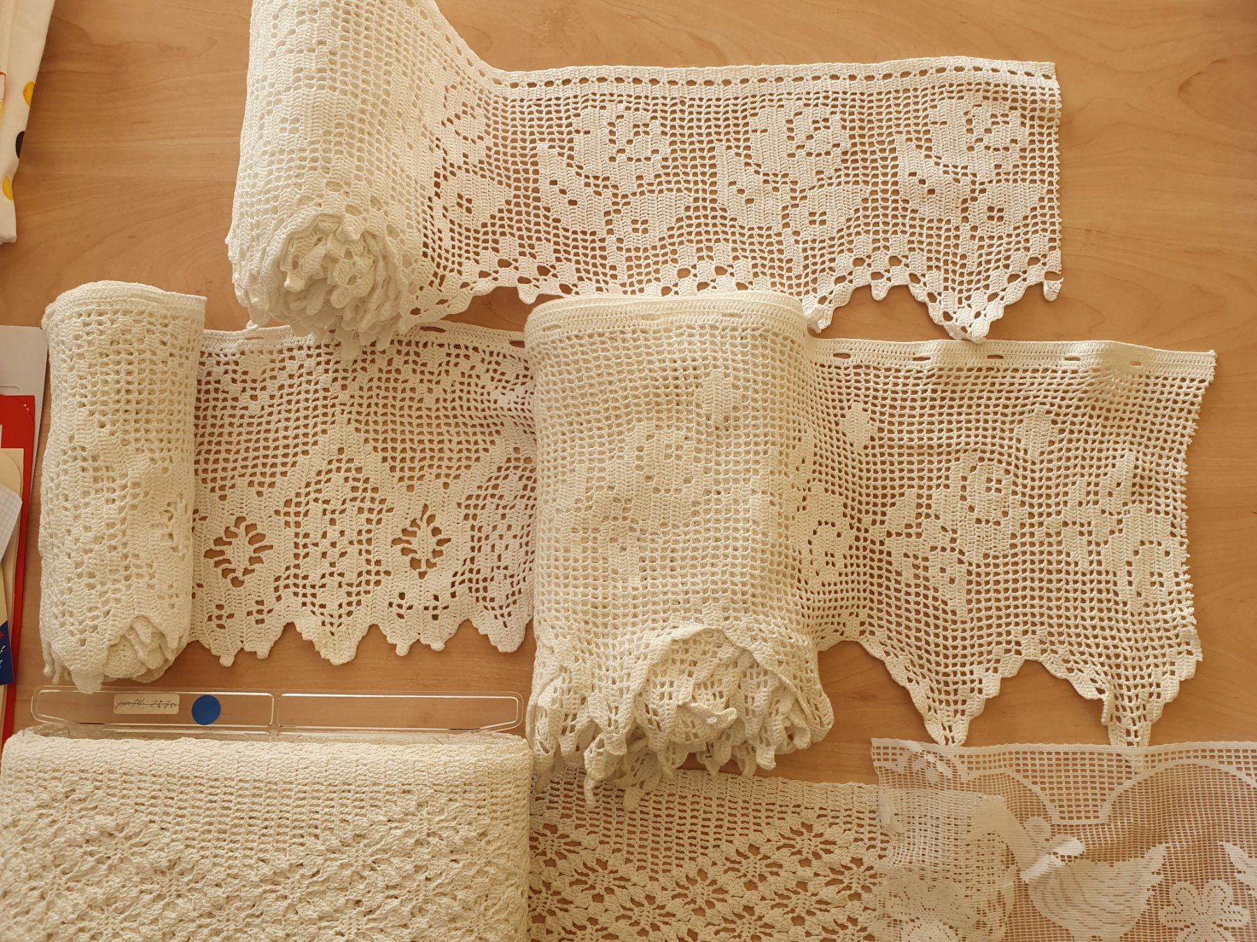 Tutte le decorazioni: Dekovorhänge weiss – Nuovo (secondo la descrizione) da Münsingen venduto da jaro6462