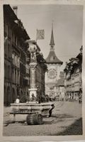 BERN - Kramgasse mit Zeitglockenturm  -  1930