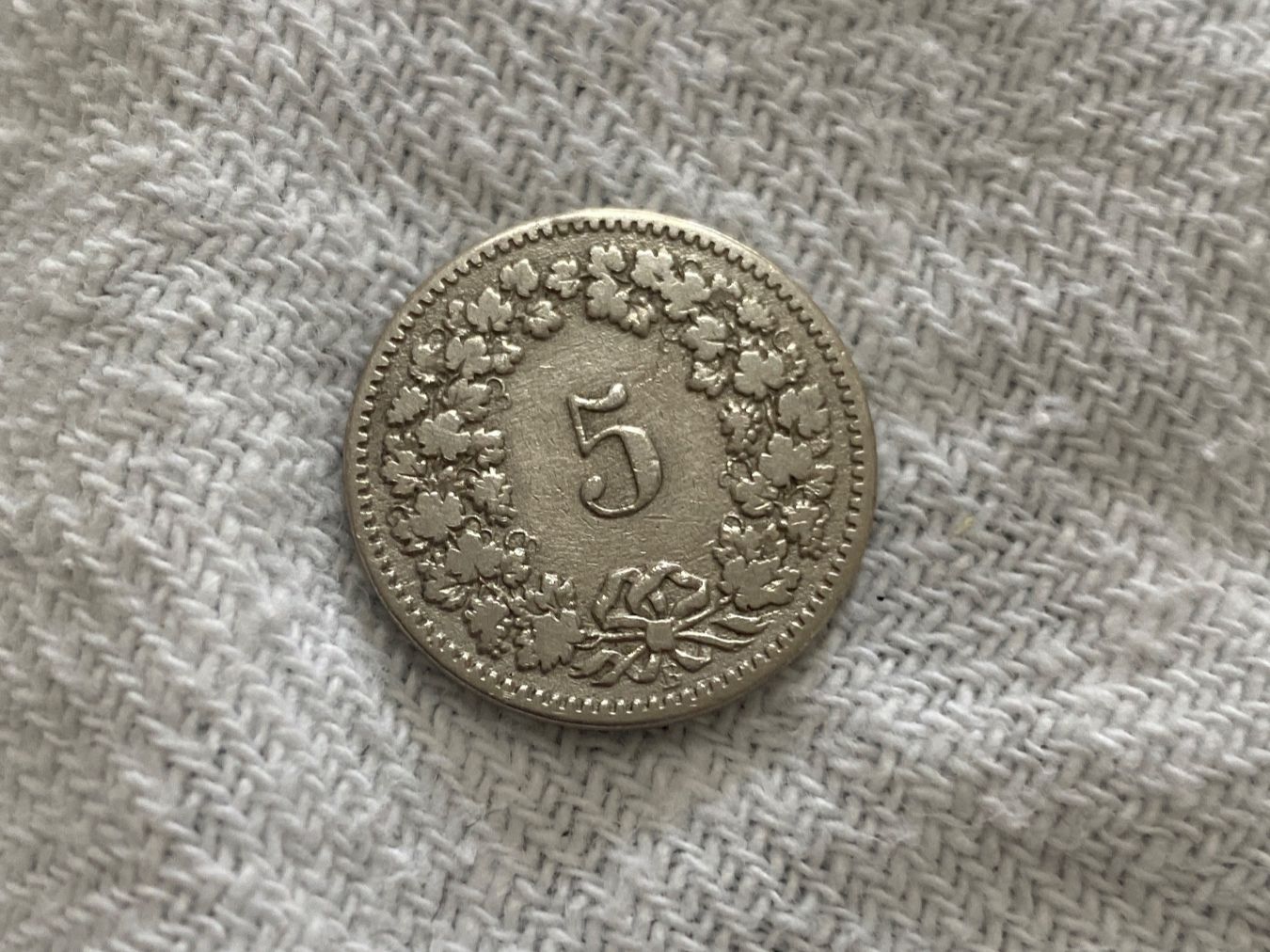 Alle Münzen: 5 centimes/rappen 1883 – Gebraucht aus Nyon von Ilmi09 1