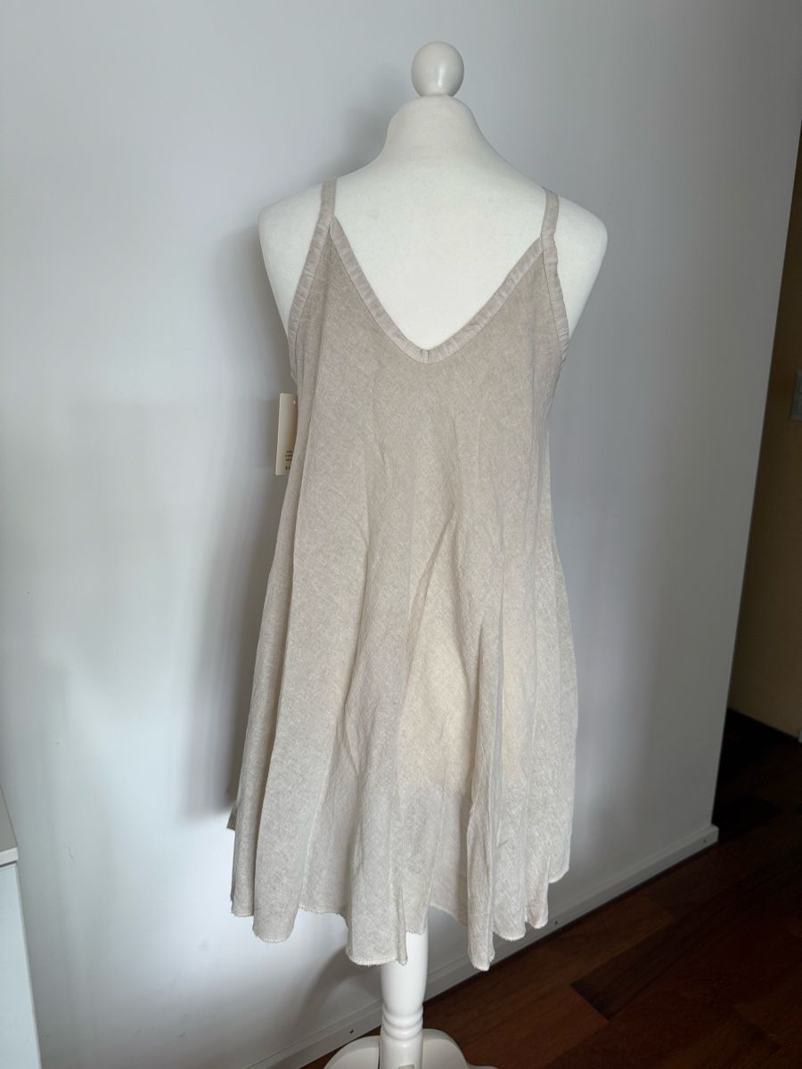 Vestiti: Kleid Baumwolle Bohoostyle OneSize beige Neu – Nuovo e nell'imballaggio originale da Stansstad venduto da InStyle8 4
