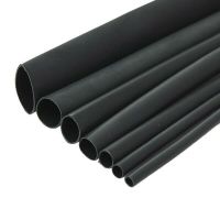 Schrumpfschlauch schwarz, 1m,  1mm