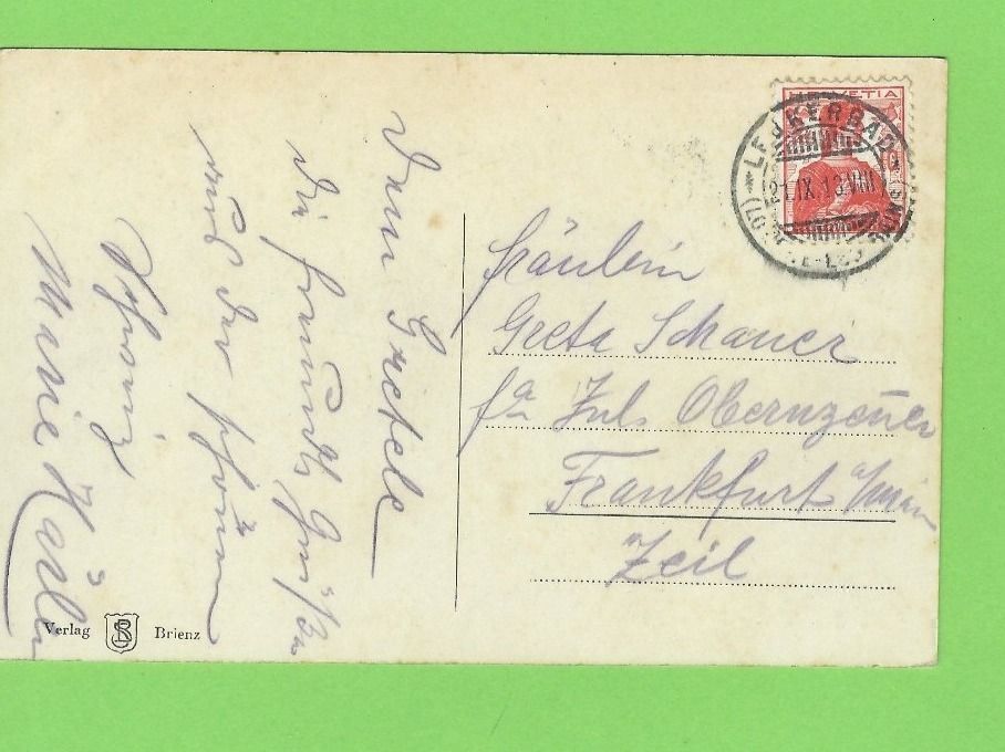 Ansichtskarten: Grindelwald - Wetterhorn – Gebraucht aus Zürich von t24_de 1