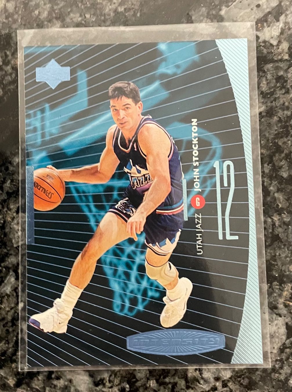 NBA John Stockton Upper Deck Intensity Card (Neu (gemäss Beschreibung ...