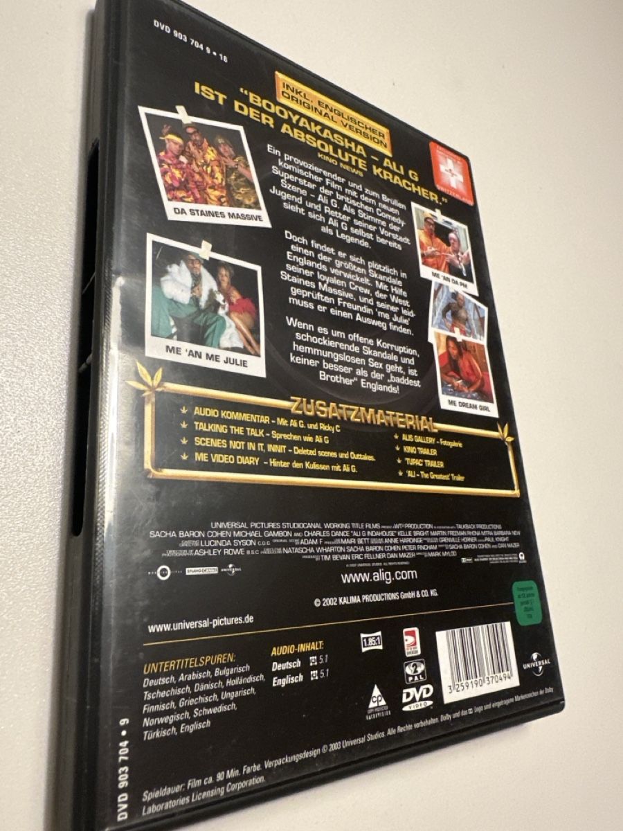 Tutti i DVDs: DVD "Ali G in da house"  – Usato da St. Gallen venduto da Ellly 1