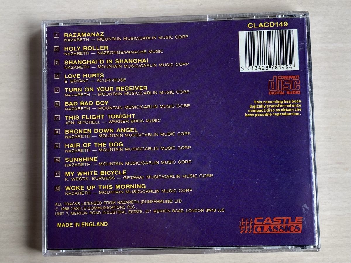 CDs: Nazareth Greatest Hits CD – Gebraucht aus Oberried Brienz von Chyara 1