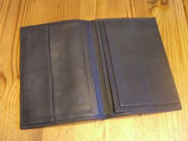 Vintage Leder-Brieftasche IWKA – Feinstes Nappaleder NEU