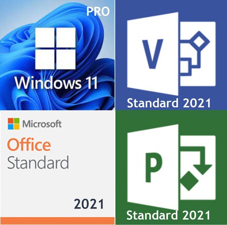 Software: Windows 10/11 + Office 2021 + Visio + Project Standard LTSC – Usato da Goldau venduto da mansouri.hediger