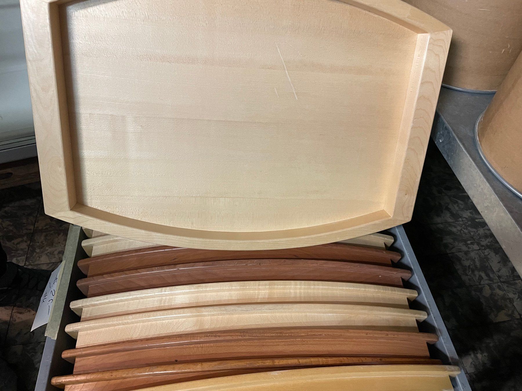 Piatti di portata: Holztablett, Holzserviertablett, 58cm breit – Usato da Bern venduto da Fuchs_Specht