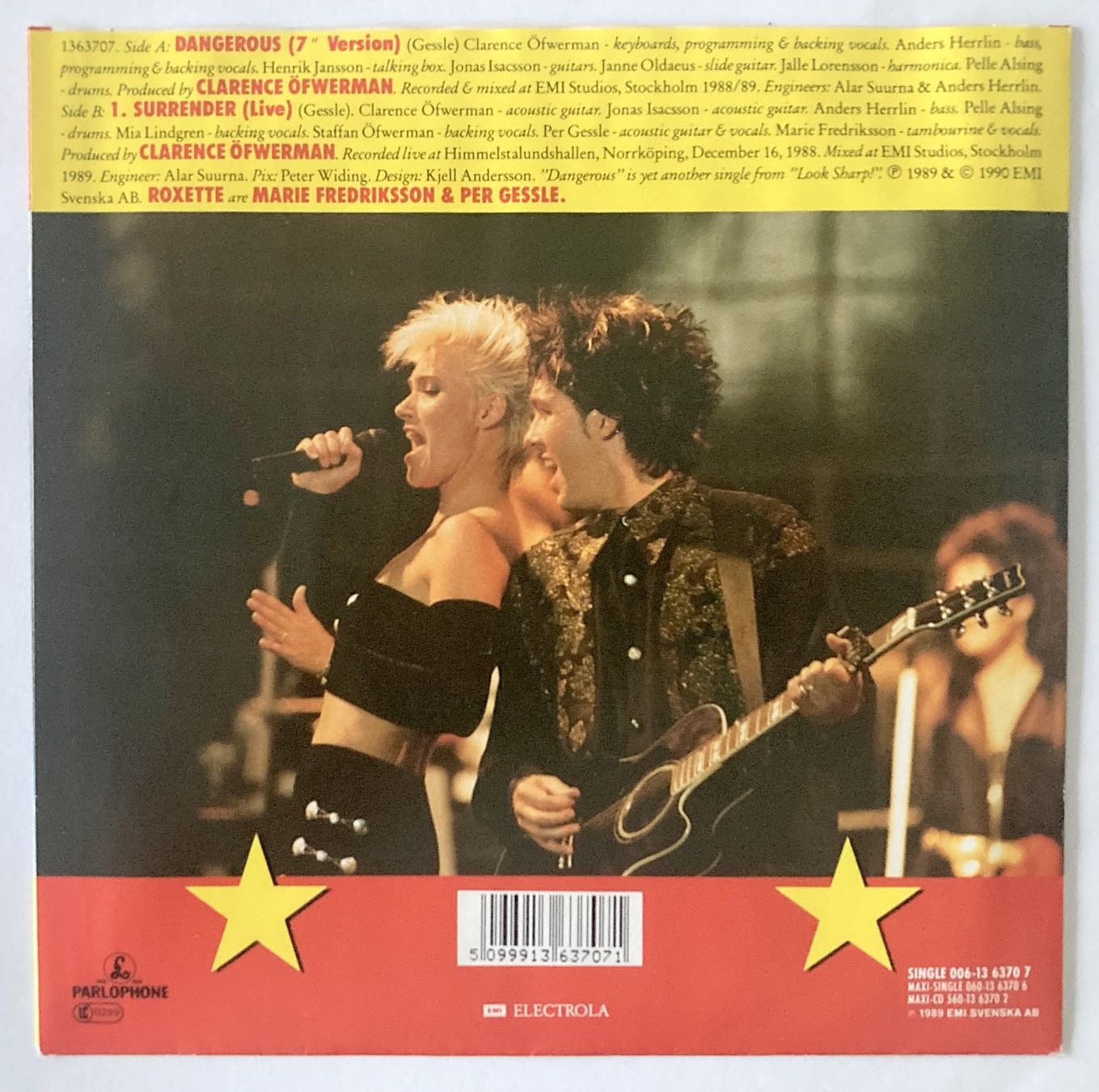 Dischi in vinile: ROXETTE - DANGEROUS – Usato da Bottens venduto da hotter-than-hell 1