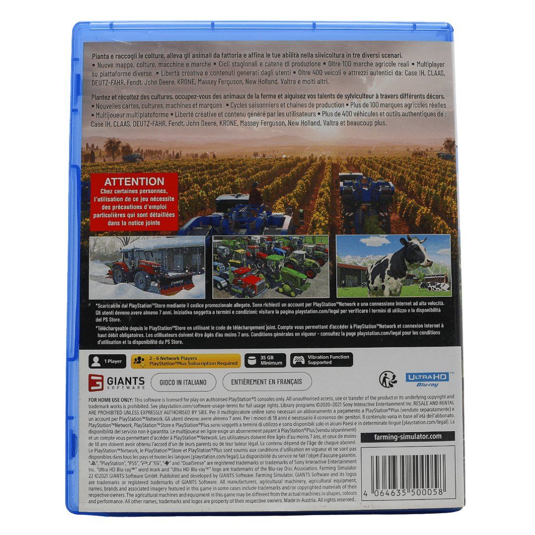 Spiele: Farming Simulator 22 - PS5 – Gebraucht aus Paudex von dindeboy 2