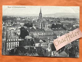 1906 Basel mit Elisabethkirche 