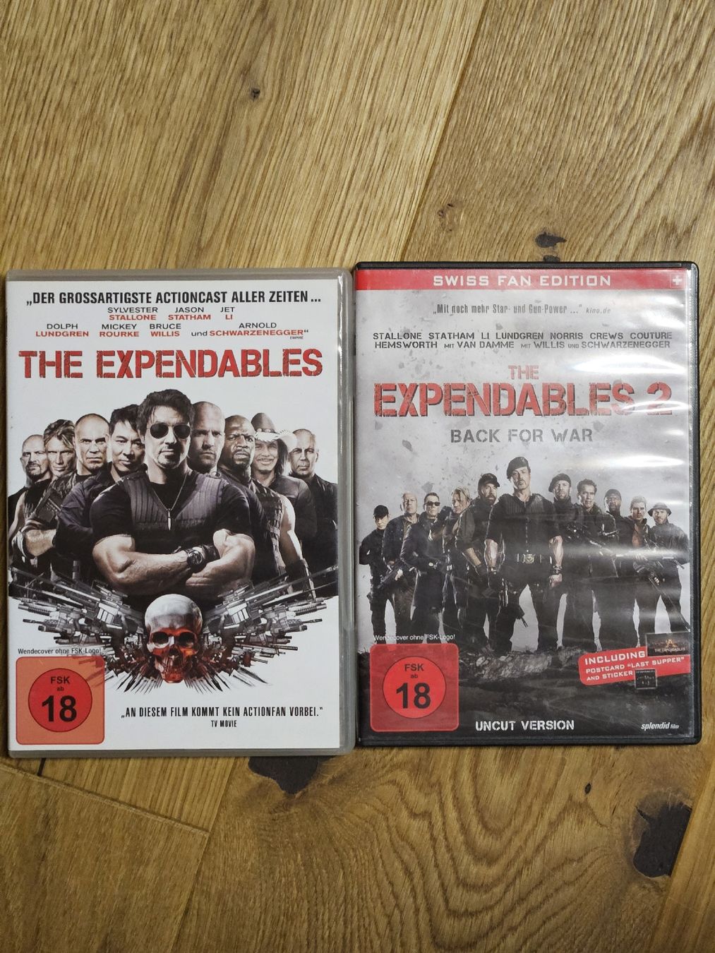Tutti i DVDs: Expendables Bundle 1 + 2 DVD – Usato da Oberdorf BL venduto da BaldenEagle