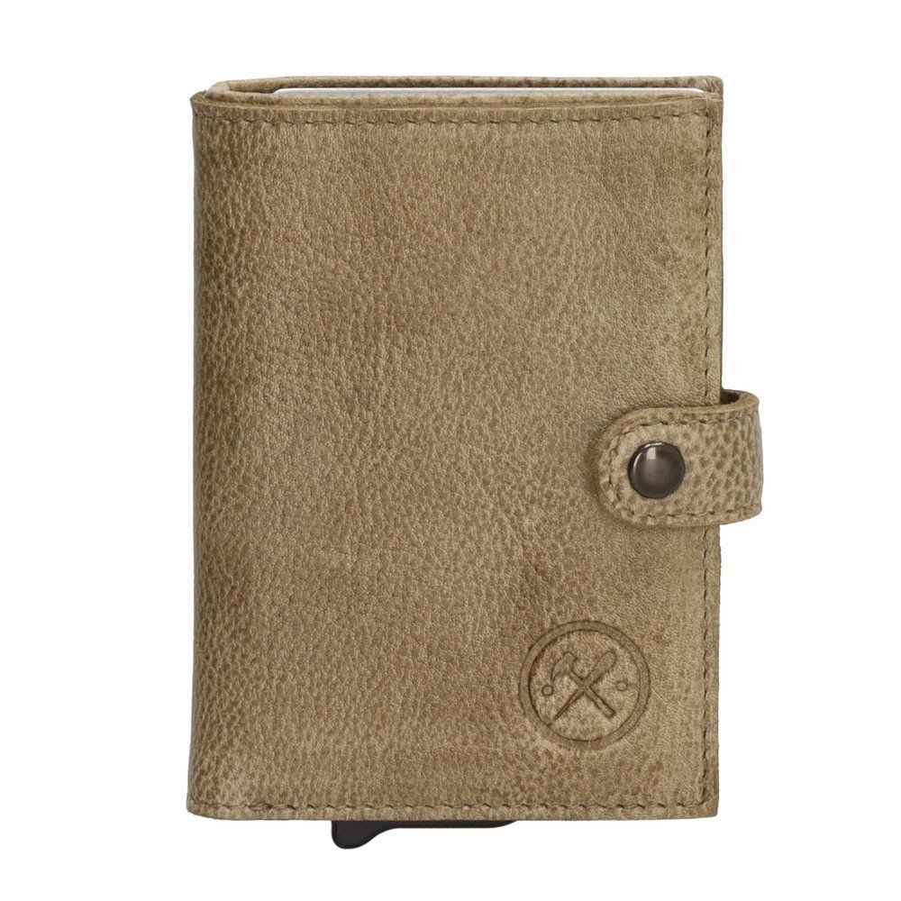 Altro in  Abbigliamento & Accessori: Beige Leder Kartenetui PopUp RFID Münzfach / GRATIS A-POST – Nuovo e nell'imballaggio originale da Rebstein venduto da Portemonnaie 6