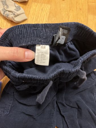 Hose Cord Dunkelblau Grösse 86 guter Zustand