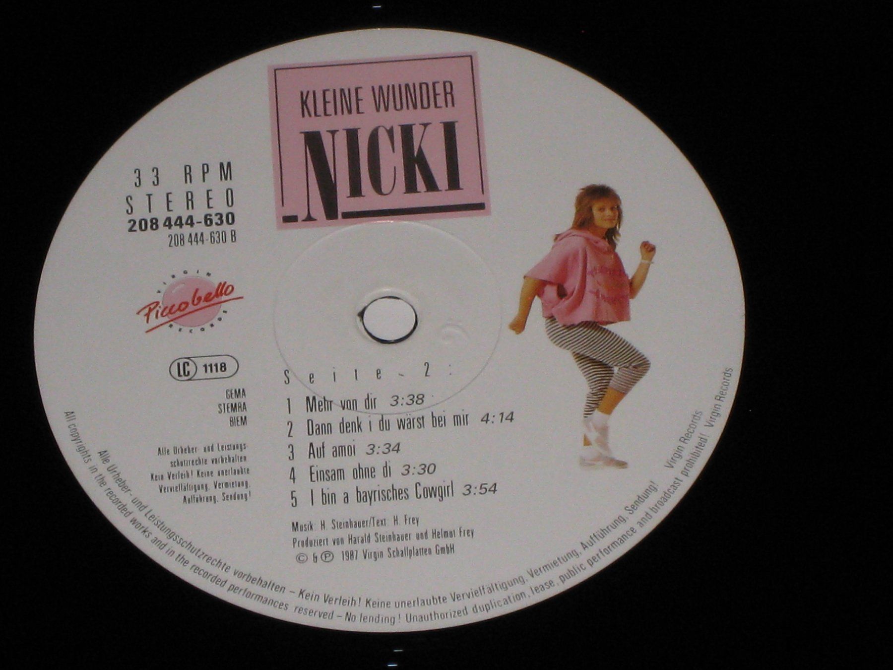 Schallplatten: 2 LP NICKI - GANZ ODER GAR NET / KLEINE WUNDER – Gebraucht aus Steckborn von Quo7 2