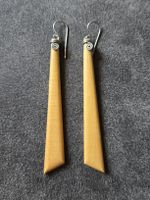 boucles d'oreilles en bois