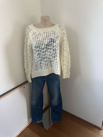 Esprit Pullover, Gr. M, creme-weiss, neuwertig