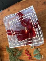 Weihnachtsdeko-Set mit LED-Würfeln und Zubehör – Neu  