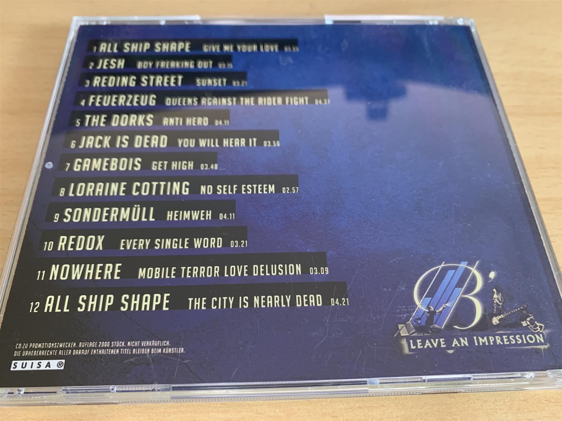 CDs: Leave An Impression The Compilation – Gebraucht aus Rikon im Tösstal von Alpenmutz 1