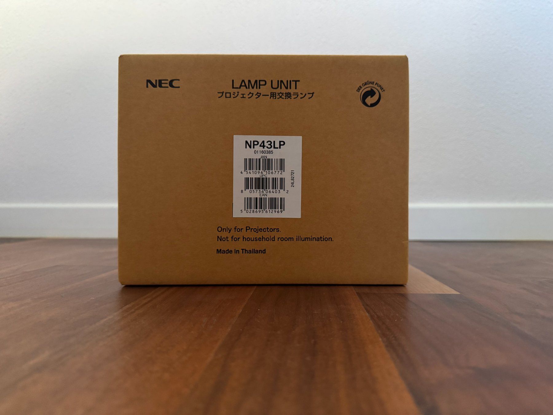 Lampes: NEC NP43LP – Neuf avec emballage d'origine à Kappelen par JGreppin 7