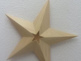 Weihnachtsster mit LED und sechsstunden Zeitschaltuhr