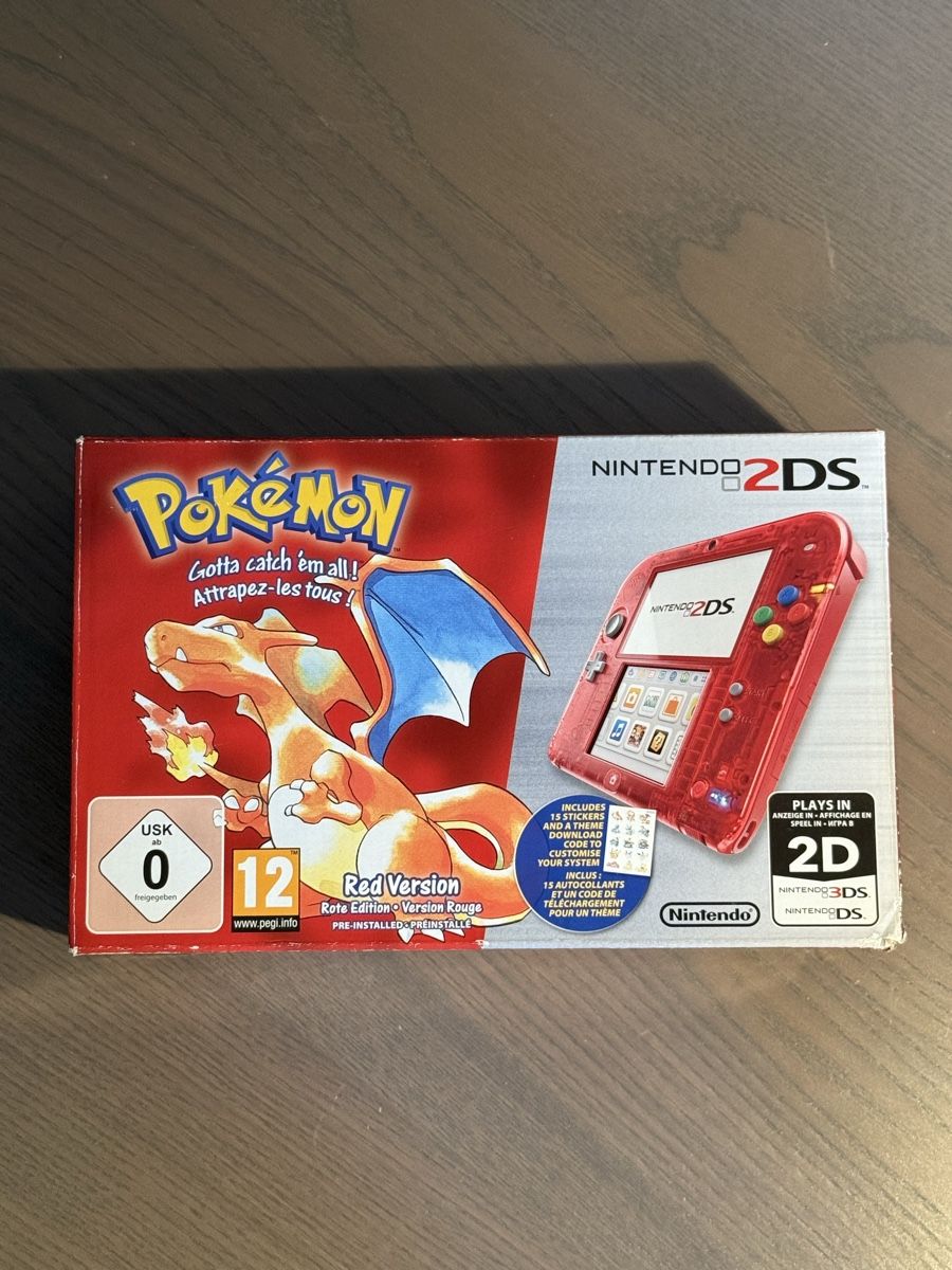 Nintendo Konsolen: Nintendo 2DS Pokemon Rouge Red Rote – Gebraucht aus Thônex von retrolovech