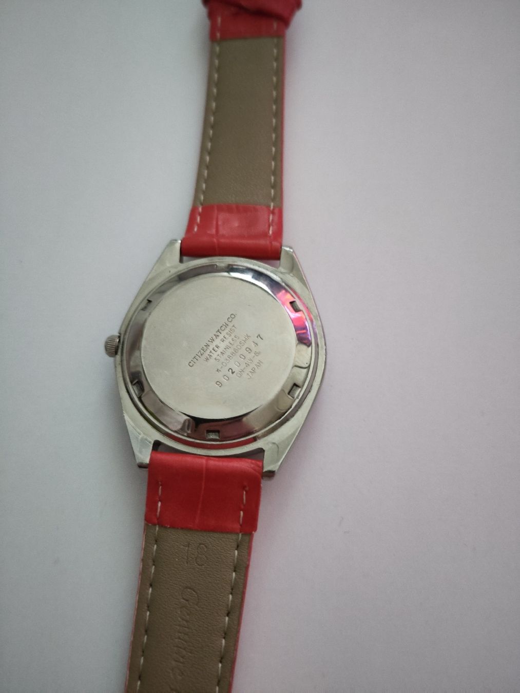 Citizen Orologi: Citizen Automatic Damenuhr Rot - Sommer Edition – Usato da Höri venduto da Samsa9 1