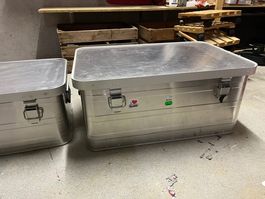Aluboxen Set 2 Stk. Aluminium Staubdicht Gebraucht
