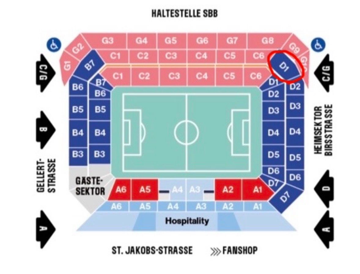 Biglietti: 1x Ticket D1 Balkon – Nuovo e nell'imballaggio originale da Biel-Benken BL venduto da oss_9syr 1