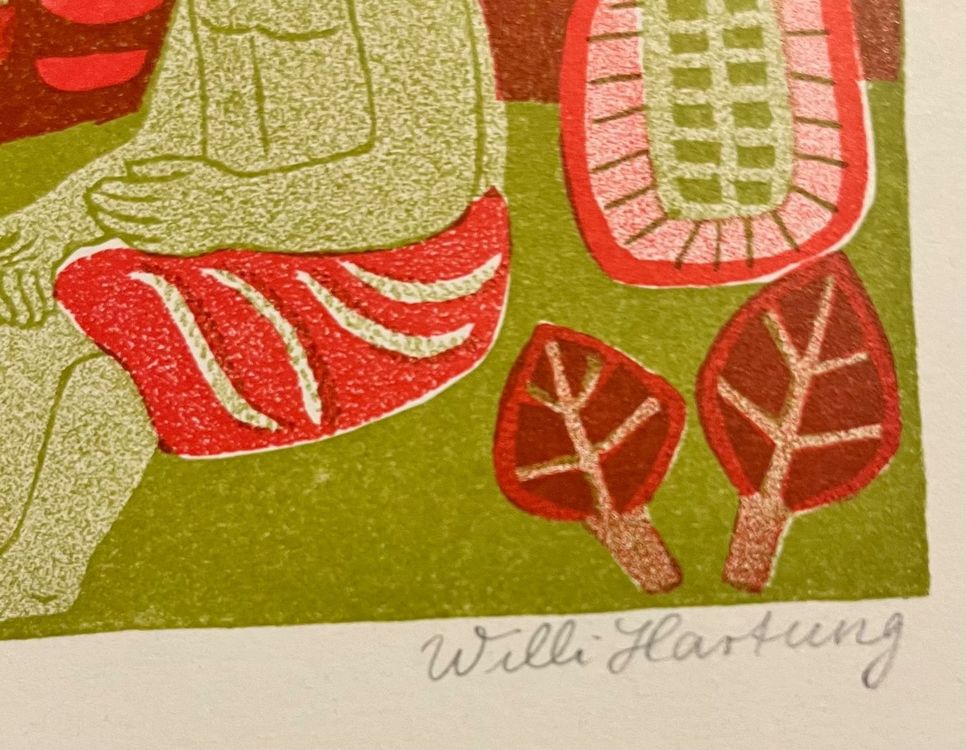 Willy Hartung (1912-1987) Lithographie handsigniert 2
