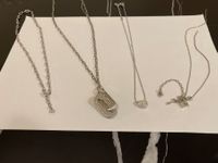 Swarovski lot de 4 colliers et pendentifs !