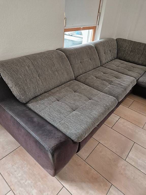 Divani: Canapé d'angle gris anthracite  – Usato da La Tour-de-Trême venduto da eva_h99x 2